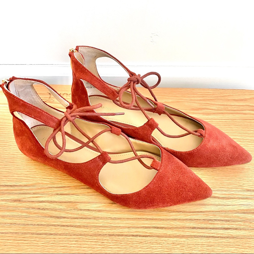 COPY - Saks Fifth Avenue Lace up Flats